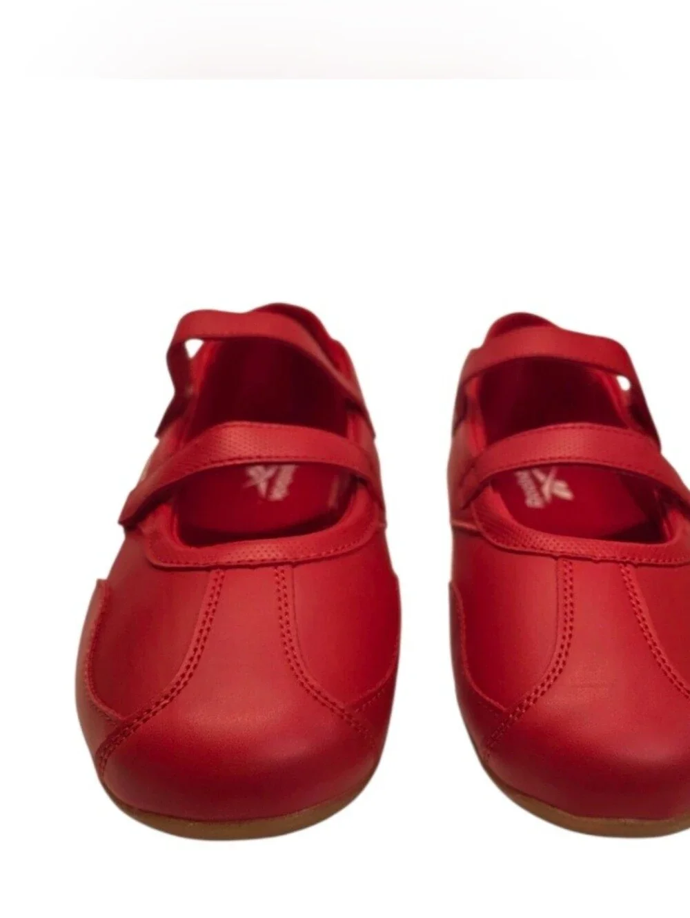 New Reebok Red Mary Jane Ballet Sneakers Double Strap Shoes Women's Sizes